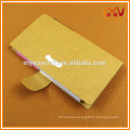 2016 new product custom logo recycled kraft paper sticky notes memo set